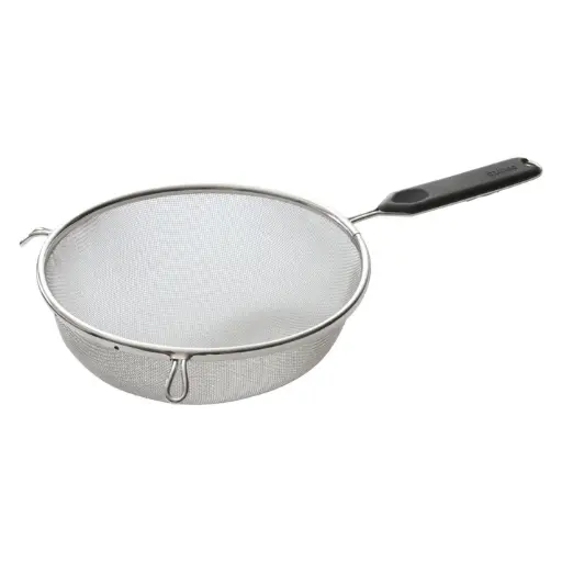 [MSTP-8SM] 8" Single Medium Mesh Strainer with Plastic Handle