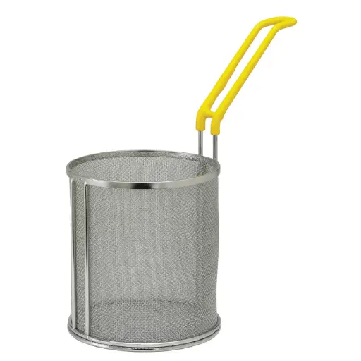 [MPF-67] Connoisseur Pasta Basket, Super Fine Mesh, Stainless Steel - 6-1/2" x 7"