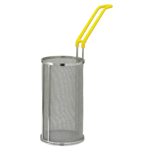 [MPF-59] Connoisseur Pasta Basket, Super Fine Mesh, Stainless Steel - 5" x 9"