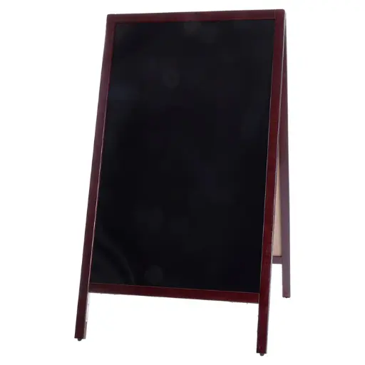 [MBAF-4] Dual-Sided Sidewalk A-Frame Marker Board - Mahogany, 25-1/4" x 45"