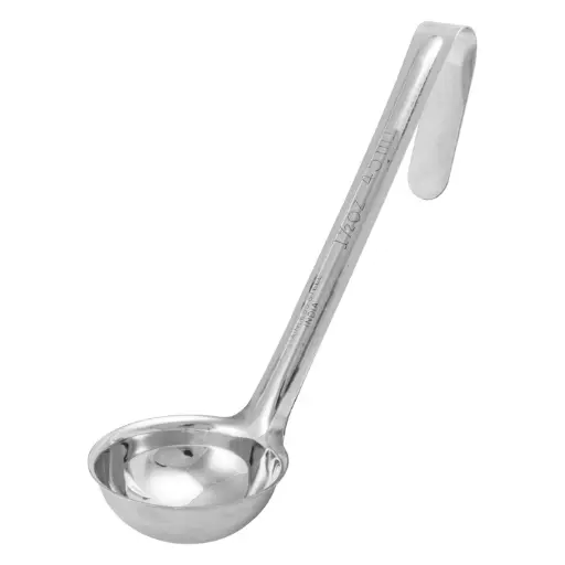 [LDI-15SH] One-Piece Stainless Steel Ladle with 6" Handle - 1-1/2 oz