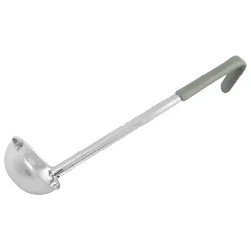 [LDCN-4] Winco Prime One-piece S/S 4oz Ladle, Gray, NSF