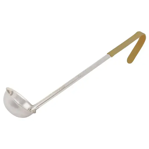 [LDCN-3] Winco Prime One-piece S/S 3oz Ladle, Tan, NSF