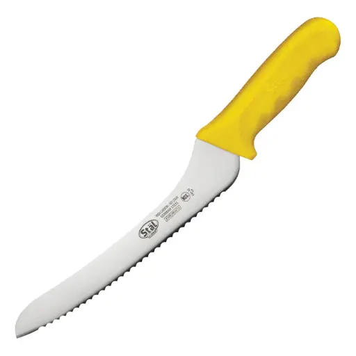 [KWP-92U] Stäl 9" Offset Utility/Bread Knife - Blue