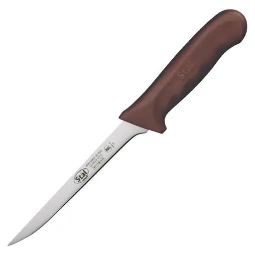 [KWP-61N] Stäl 6" Boning Knife, Narrow - Brown