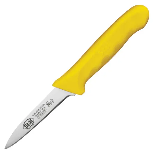 [KWP-30Y] Stäl 3-1/4" Paring Knife, 2 per Pack - Yellow