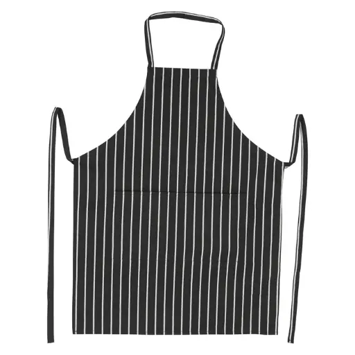 [BA-3427CS] Bib Apron, 34"x 27", Chalkstripe