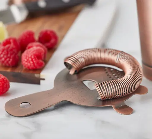 [BABS-6AC] After5 Hawthorne Strainer, Antique Copper