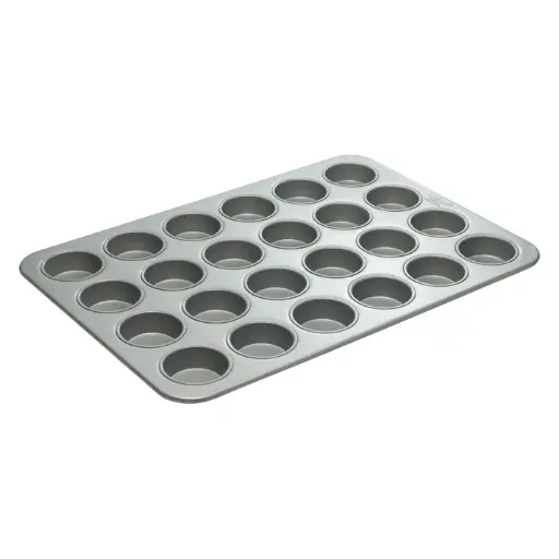[HMF-24F] Glazed Aluminized Steel Steel Muffin Pans - 5.6 oz