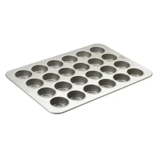 [HMF-24S] Glazed Aluminized Steel Steel Muffin Pans - 7 oz