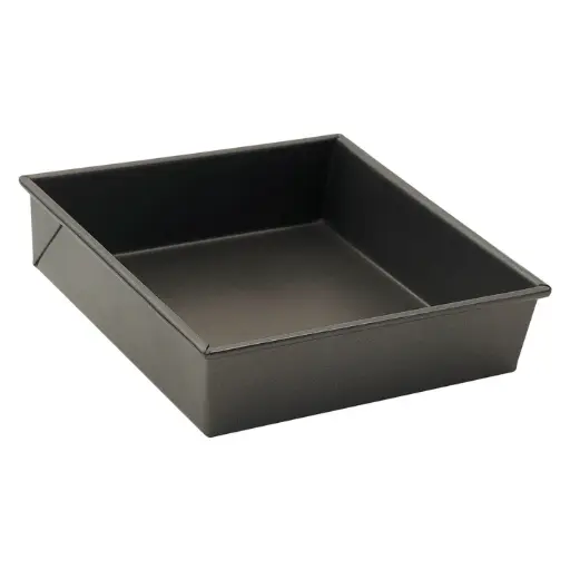 [HSCP-0808] Aluminized Steel Cake Pan - Square, 8"