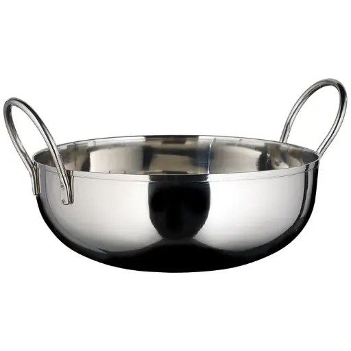 [KDB-7] Kady Bowl with Welded Handles, Stainless Steel, 1.5" H - 7"