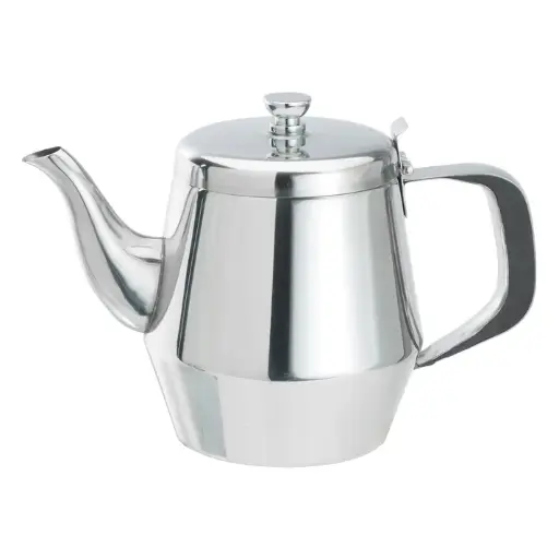 [JB2928] Gooseneck Teapot, Stainless Steel - 28 oz