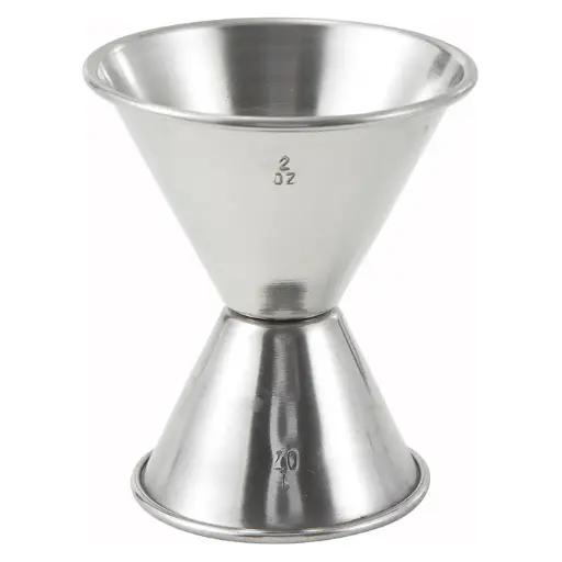 [J-5] Jigger, Stainless Steel - 1 x 2 oz