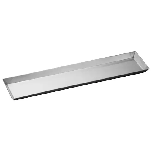 [DDSI-101S] Stainless Steel Long Serving Tray, 14-1/8"L - 3-1/2"