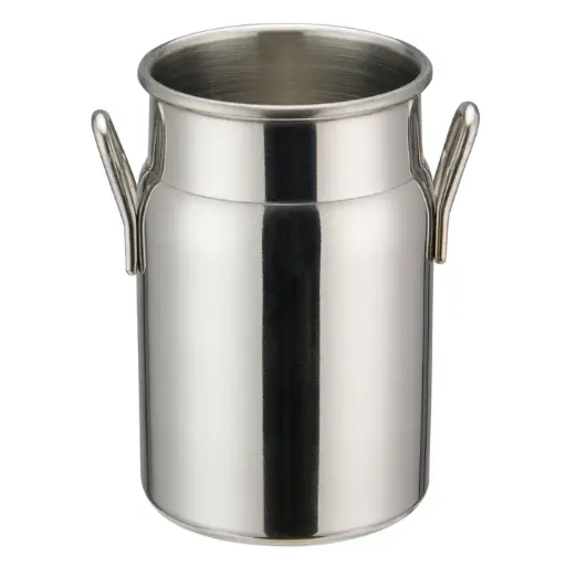 [DDSD-102S] Mini Milk Can, Stainless Steel - 2" x 3-1/8"