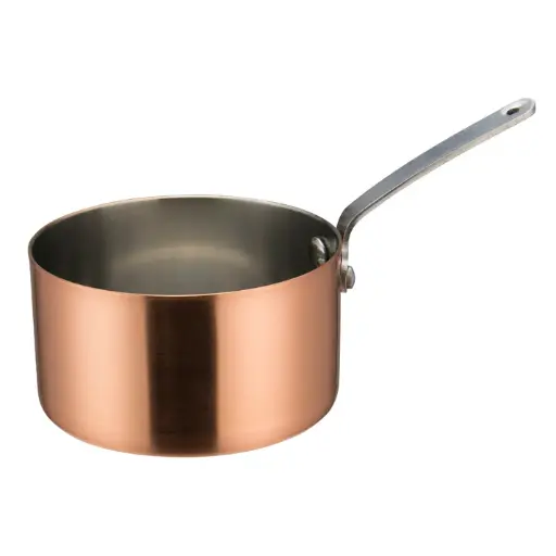 [DCWA-204C]  Mini Sauce Pan, Copper-Plated - 3-1/2"