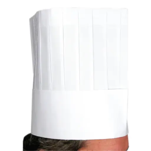 [DCH-9] Disposable Chef Hats, 9", 10pcs/bag