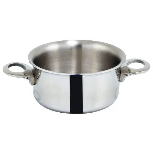 [DCCR-3S] Mini 3.75" Casserole, Stainless Steel, 15 oz