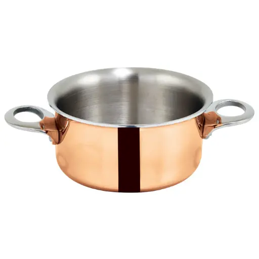 [DCCR-3C] Mini 3.75" Casserole, Copper Plated, 15 oz