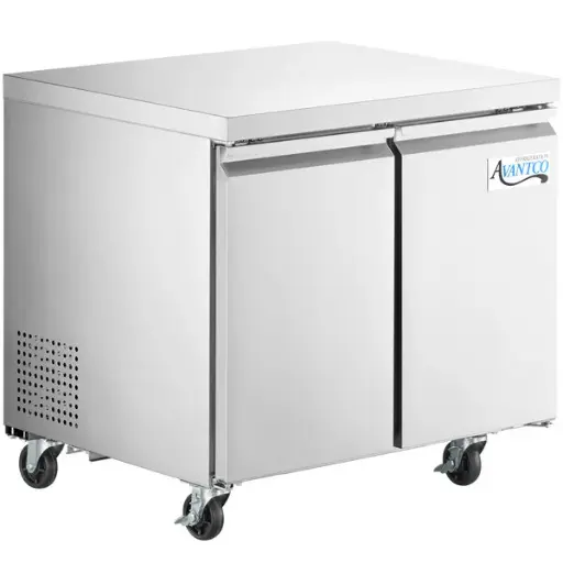 [SS-UC-36R-HC] Avantco 36" Stainless Steel Undercounter Refrigerator