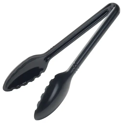 [CVST-9K] Curv Serving Tongs - 9", Black