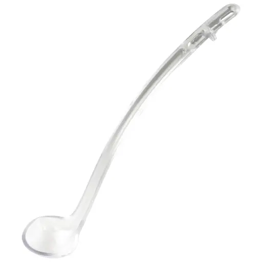 [CVLD-13C] CURV One-Piece Dual Spout Ladle - Clear, 13"