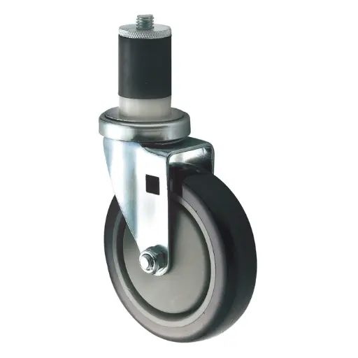 [CT-1]  Workable Stem Caster Set, 5" Wheels