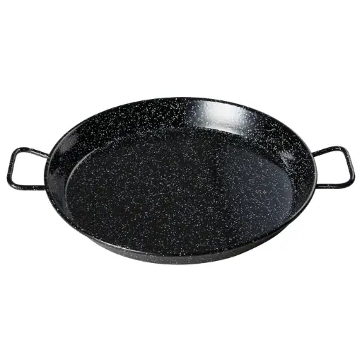 [CSPP-23E] Paella Pan, Enameled Carbon Steel (Spain) - 23-5/8"