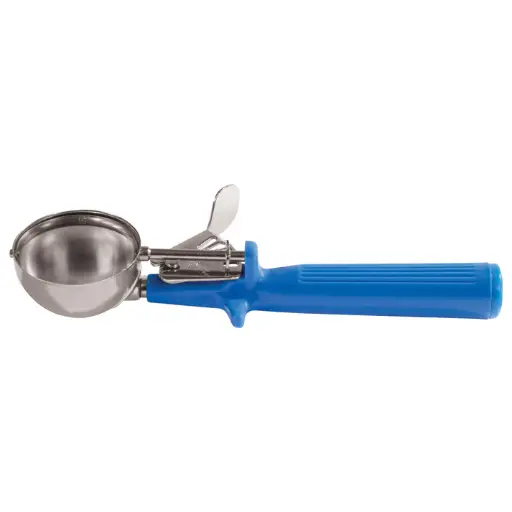 [ICOP-16] Winco Prime 18/8 Stainless Steel One-Piece Thumb Press Disher - 16