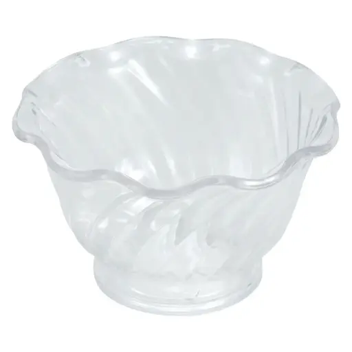 [ICC-5C] Ice Cream Dish, 5oz, Clear