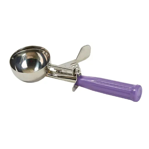 [ICD-10P] Allergen-Free Stainless Steel Thumb Press Disher with Plastic Handle, Size #10