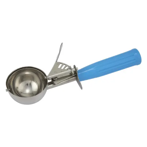 [ICD-16] Stainless Steel Thumb Press Disher with Plastic Handle, Size #16