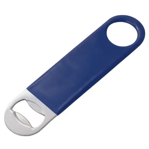 [CO-301PB] Stainless Steel Flat Bottle Opener - Blue