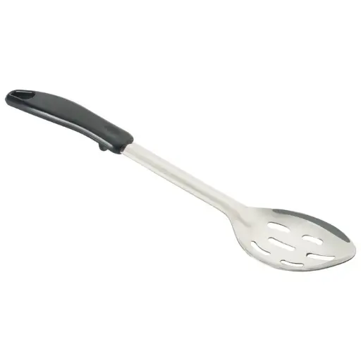[BHSP-13] Basting Spoon with Stop-Hook Polypropylene Handle - Slotted, 13"