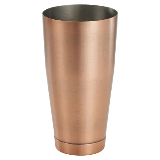 [BASK-28AC]  After5 28 oz Bar Shaker Cup, Antique Copper