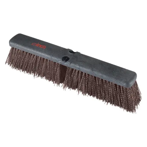 [BRFC-18B] Push Broom Head, Coarse, Heavy-Duty - 18"