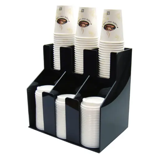 [CLO-3D] Cup and Lid Organizer, 6 Compartments