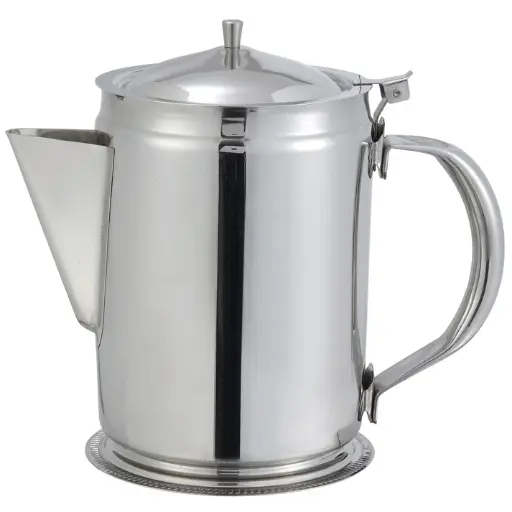 [BS-64] 64 oz Coffee Server with Cover, Stainless Steel