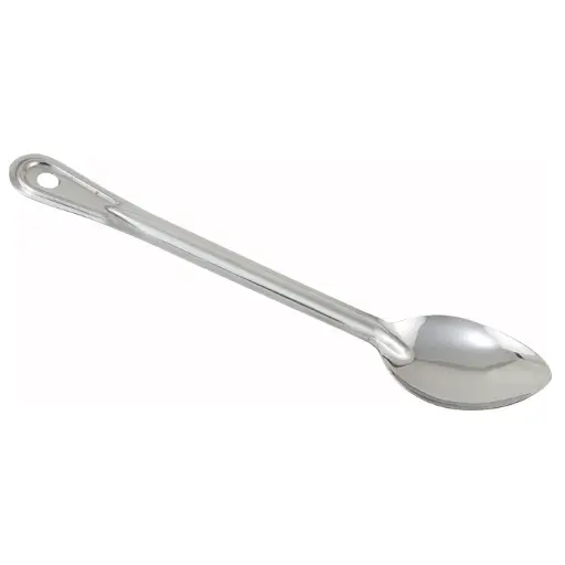 [BSON-15]  Winco Prime One-piece Stainless Steel Basting Spoon, NSF - Solid, 15"