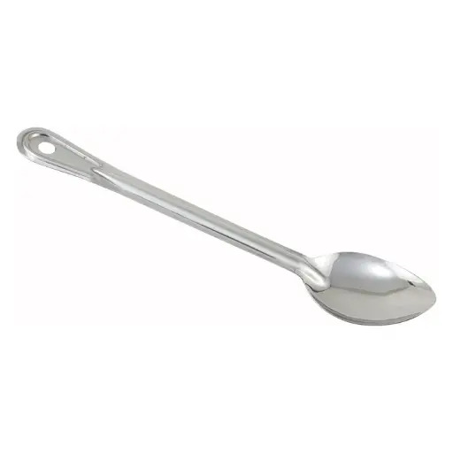 [BSOT-13]  Basting Spoon, Stainless Steel, 1.2mm - Solid, 13"