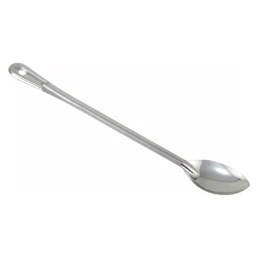 [BSOT-18] Heavy-Duty Basting Spoon, Stainless Steel, 1.5mm - Solid, 18"