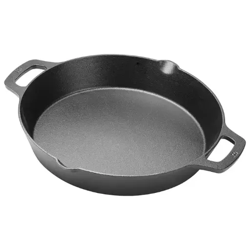 [CASD-12]  12" FireIron Cast Iron Skillet with Dual Handles