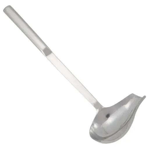 [BW-SP1]  1 oz Spout Ladle, Hollow Handle, Stainless Steel