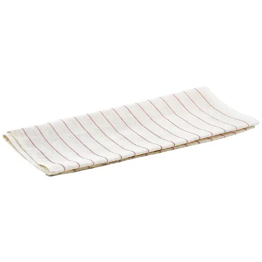 [BTGP-21] Glass Polishing Towel, Red Stripes, 16"x 29"