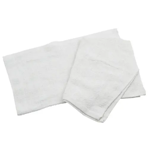 [BTW-30] White Bar Towel, 16" x 19"