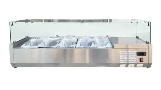 Countertop Stainless Steel Showcase