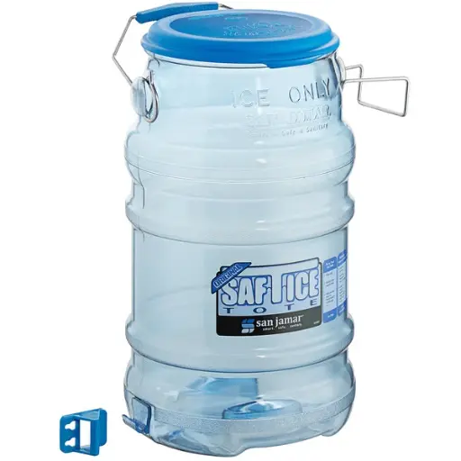 [SI16000BPAF] Gallon Polycarbonate Ice Tote with Lid 