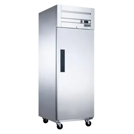 [D28AF] Commercial Single Door Top Mount Freezer in Stainless Steel