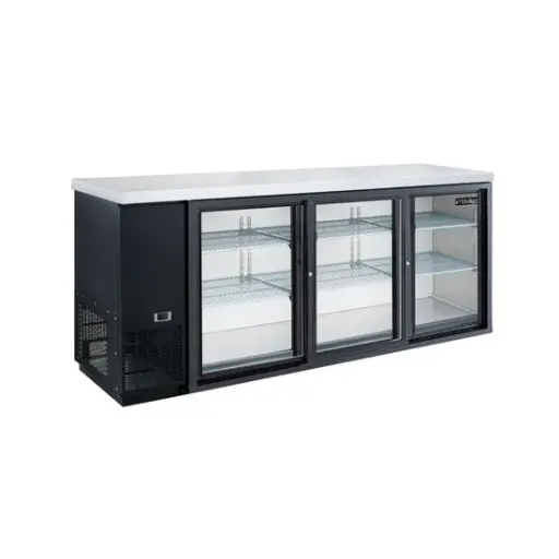 [DBB72-S3] 3 Door Bar and Beverage Cooler (Sliding Doors)